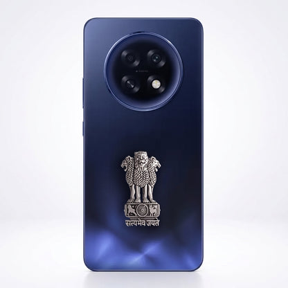 Oppo F31 Pro+ 5G Compatible Satyamev Jayate 3D Metal Emblem Sticker