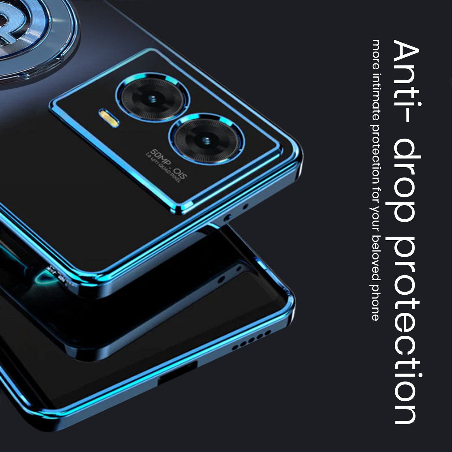 Motorola Edge 50 Fusion 5G Electroplating Dollar Case