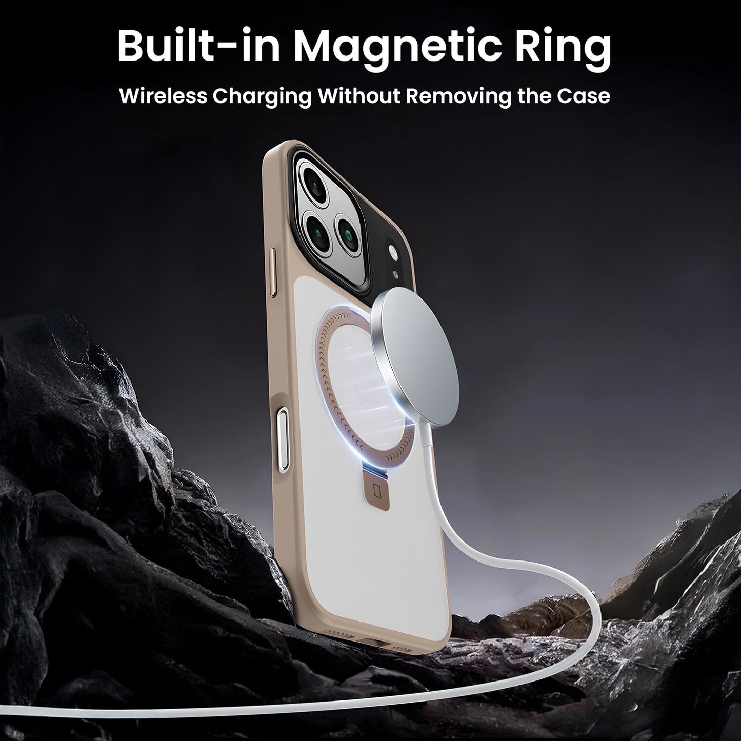 iPhone 17 Pro & 17 Pro Max Magnetic Defender Ring Stand Magsafe Case