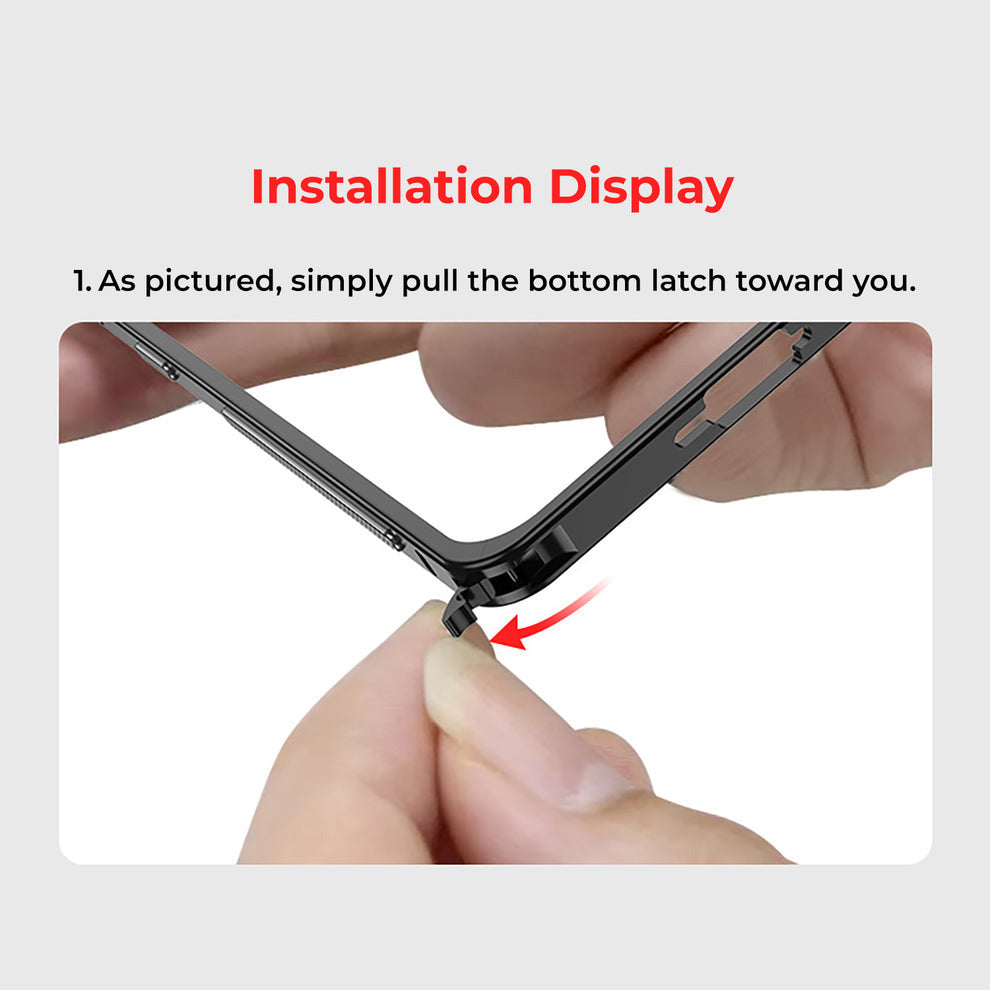 Nothing Phone 3a Pro 5G Aluminium Metal Frame Case With Metal Camera Lens Protection