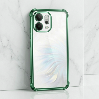 Oppo Reno 14 Pro 5G Anti-Yellow Electroplating Transparent Airbags Case