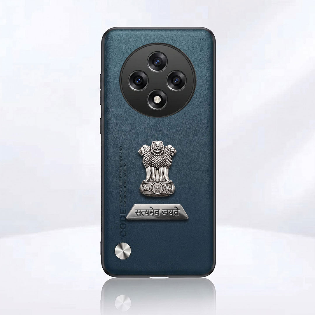 Oppo F27 Pro+ 5G Satyamev Jayate 2-in-1 Emblem Vegan Leather Back Case