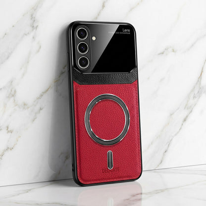 Samsung Galaxy A54 5G Premium Magsafe Magnetic Leather Lens Protective Case