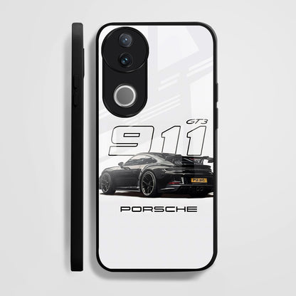 Vivo V50 5G Premium Acrylic Shockproof Glass Back Case (Porsche Case)