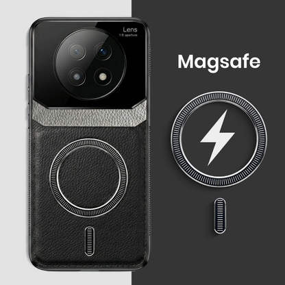 Oppo F29 Pro 5G Premium Magsafe Magnetic Leather Lens Protective Case
