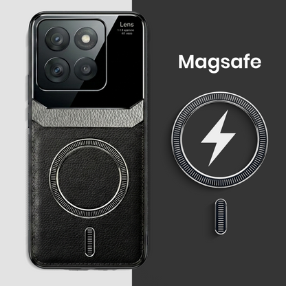 Motorola Edge 60 Fusion 5G Premium Magsafe Magnetic Leather Lens Protective Case
