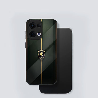 Oppo Reno 13 5G Premium Acrylic Shockproof Glass Back Case (Luxe Armor)