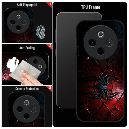 Vivo T4 5G Premium Acrylic Shockproof Glass Back Case (Spider Armor)