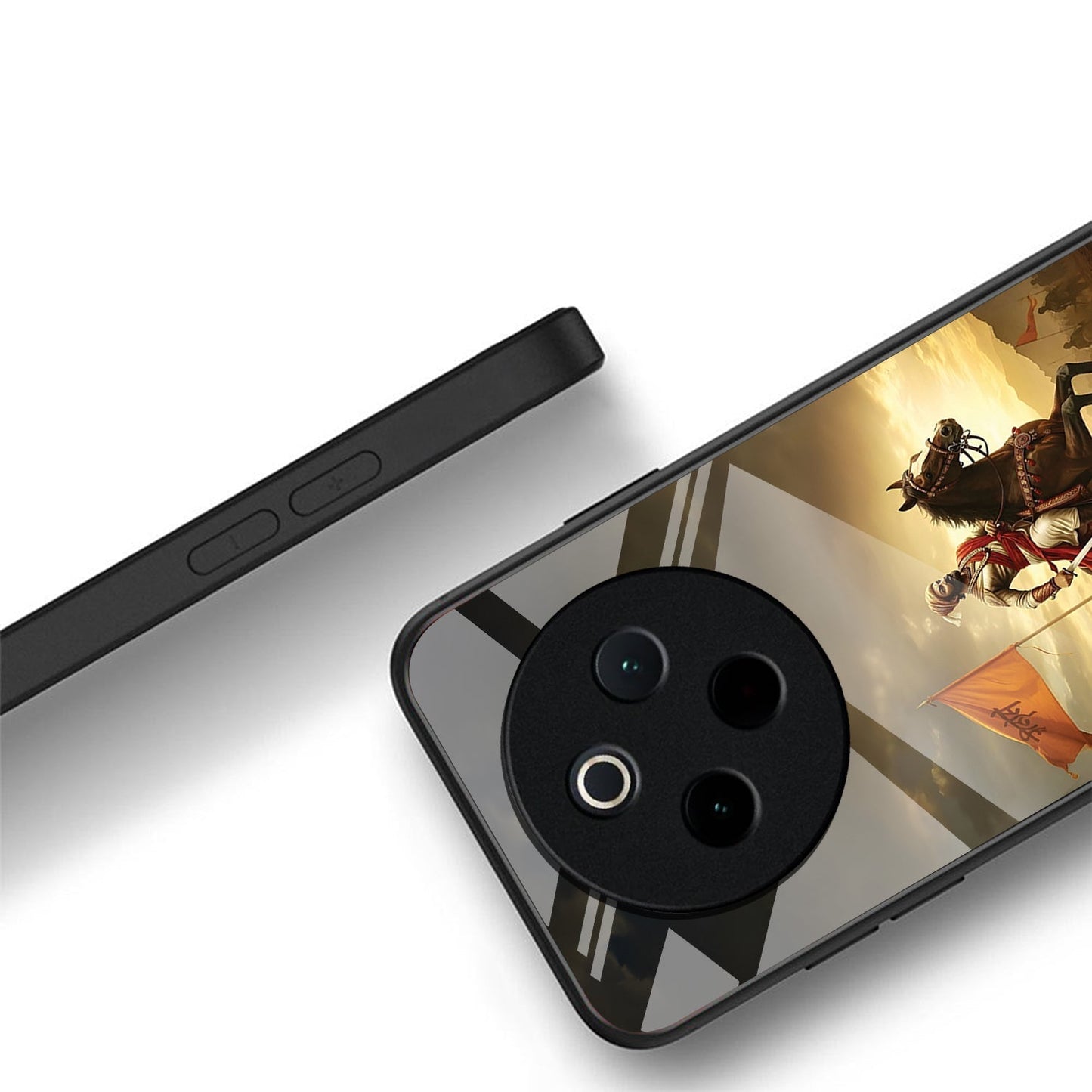 Vivo T4 5G Premium Acrylic Shockproof Glass Back Case (Battle Glory)