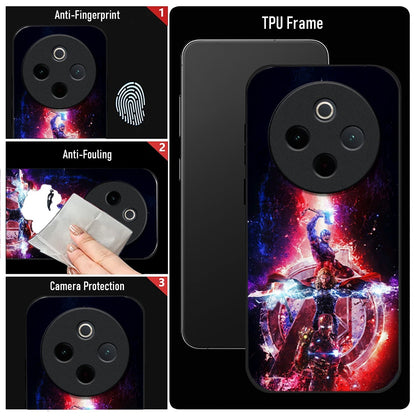 Vivo T4 5G Premium Acrylic Shockproof Glass Back Case (Infinity Blaster)