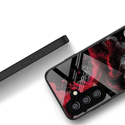 Samsung Galaxy A36 5G Premium Acrylic Shockproof Glass Back Case (Infernal Drift)