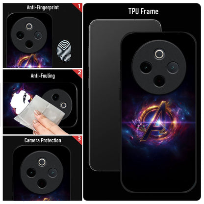 Vivo T4 5G Premium Acrylic Shockproof Glass Back Case (Endgame Impact)