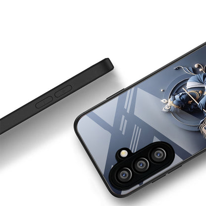 Samsung Galaxy A36 5G Premium Acrylic Shockproof Glass Back Case (Krishna)