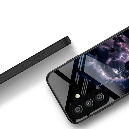 Samsung Galaxy A36 5G Premium Acrylic Shockproof Glass Back Case (Storm King)