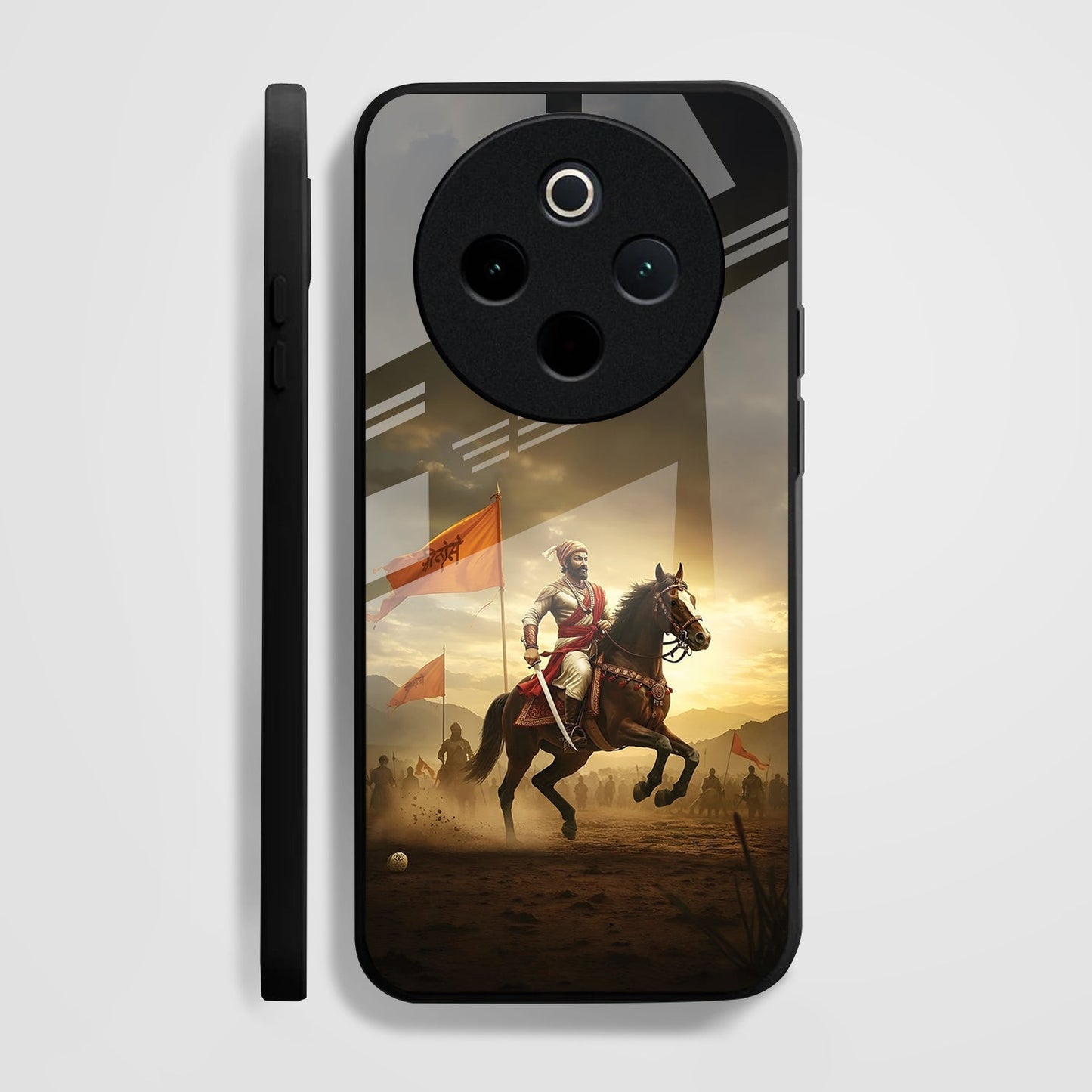 Vivo T4 5G Premium Acrylic Shockproof Glass Back Case (Battle Glory)