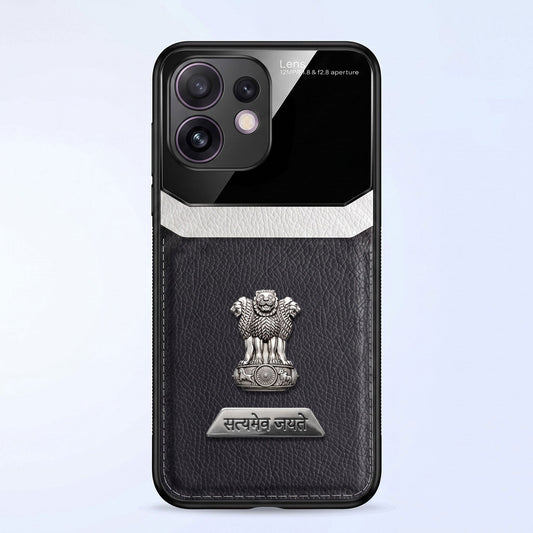 Oppo Reno 16 5G Satyamev Jayate 2-in-1 Emblem Leather Lens Protective Back Case