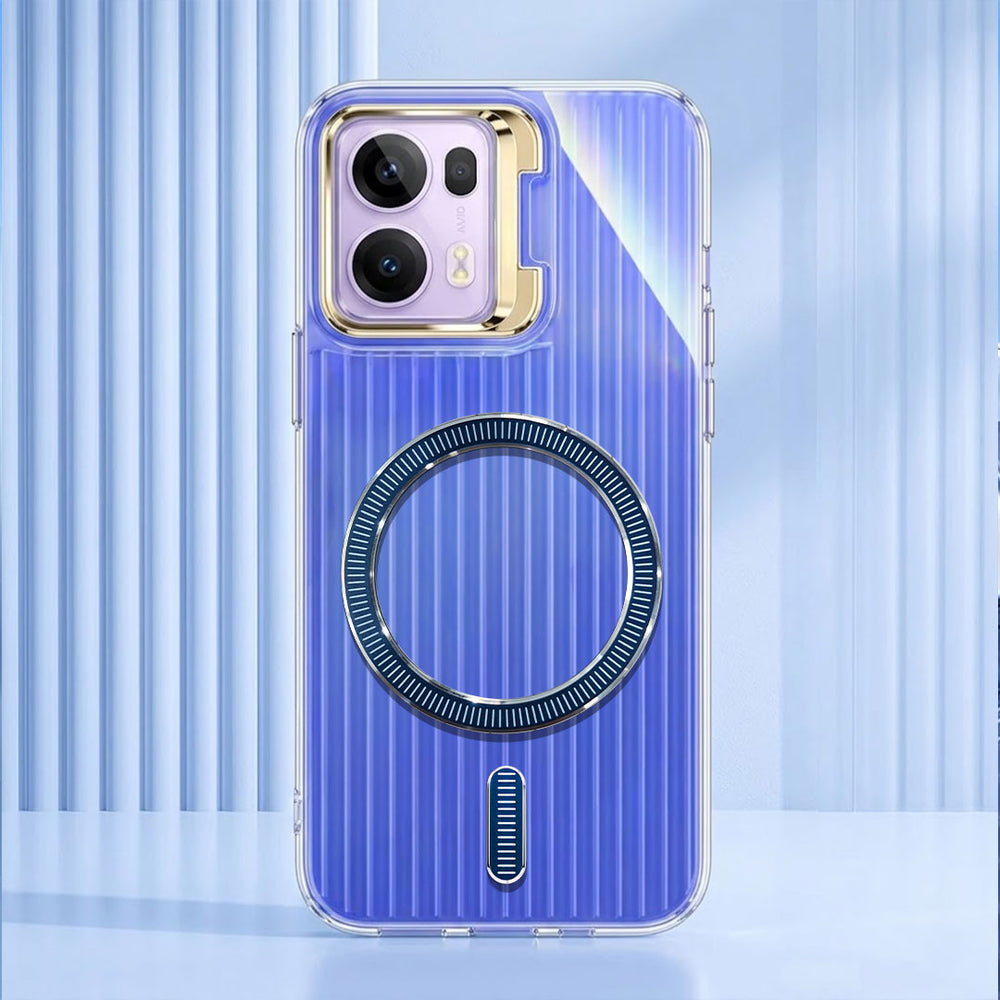 Oppo Reno 13 5G Anti-Yellow Magsafe Liquid Crystal Clear Case
