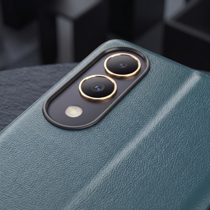 Vivo Y28 5G Satyamev Jayate Half Window Leather Flip Case