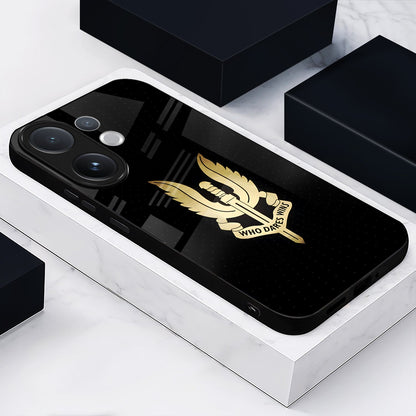 Vivo V60 5G Premium Acrylic Shockproof Glass Back Case ( Dare Wins)