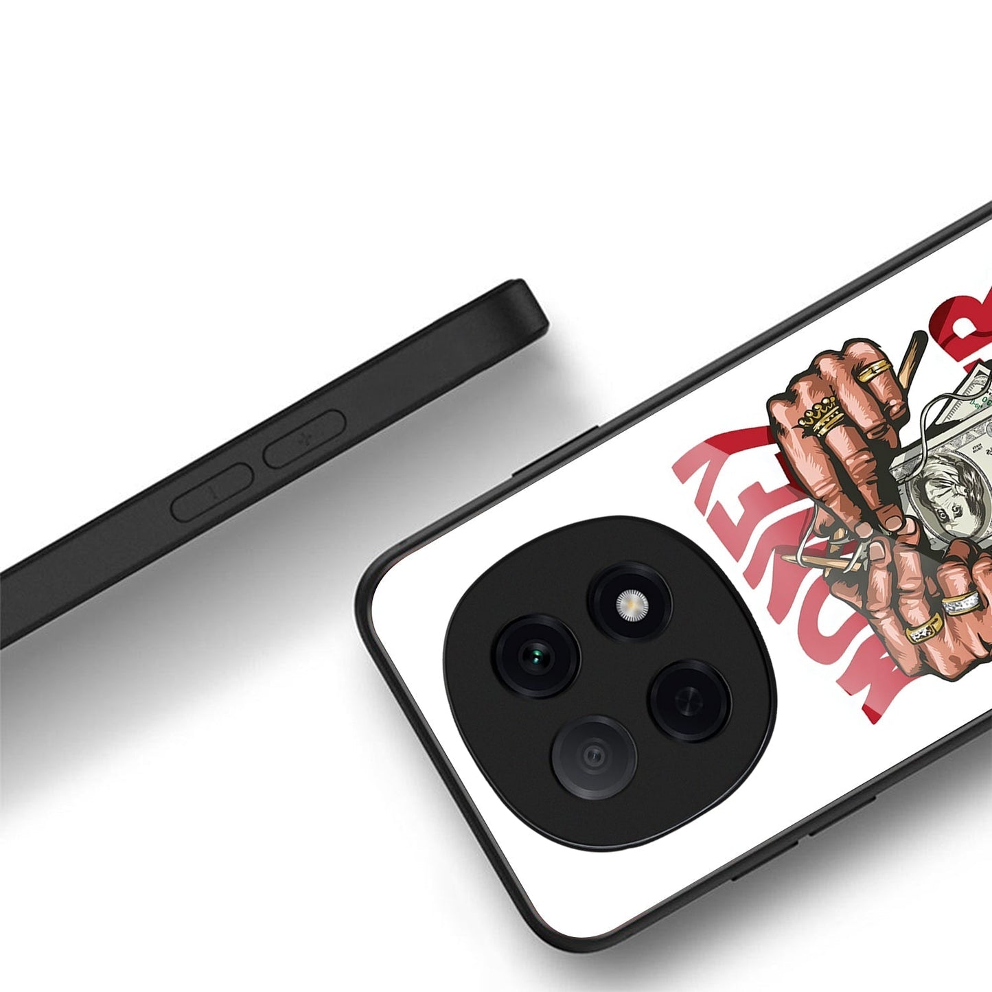 OPPO F29 Pro 5G Premium Acrylic Shockproof Glass Back Case (Money maker)