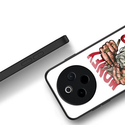 Vivo T4 5G Premium Acrylic Shockproof Glass Back Case (Money Maker)