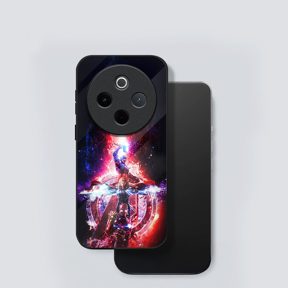 Vivo T4 5G Premium Acrylic Shockproof Glass Back Case (Infinity Blaster)