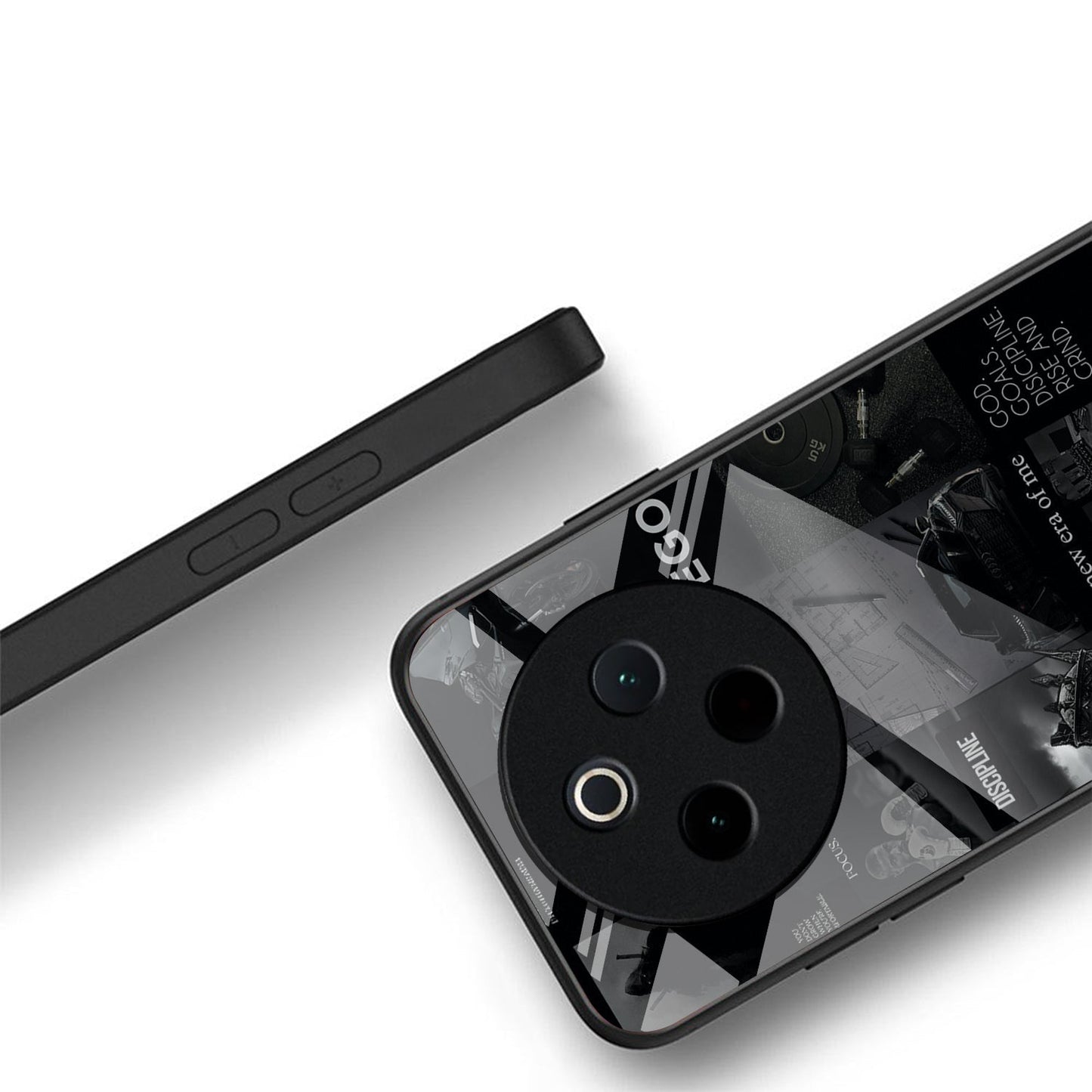 Vivo T4 5G Premium Acrylic Shockproof Glass Back Case (New Era)