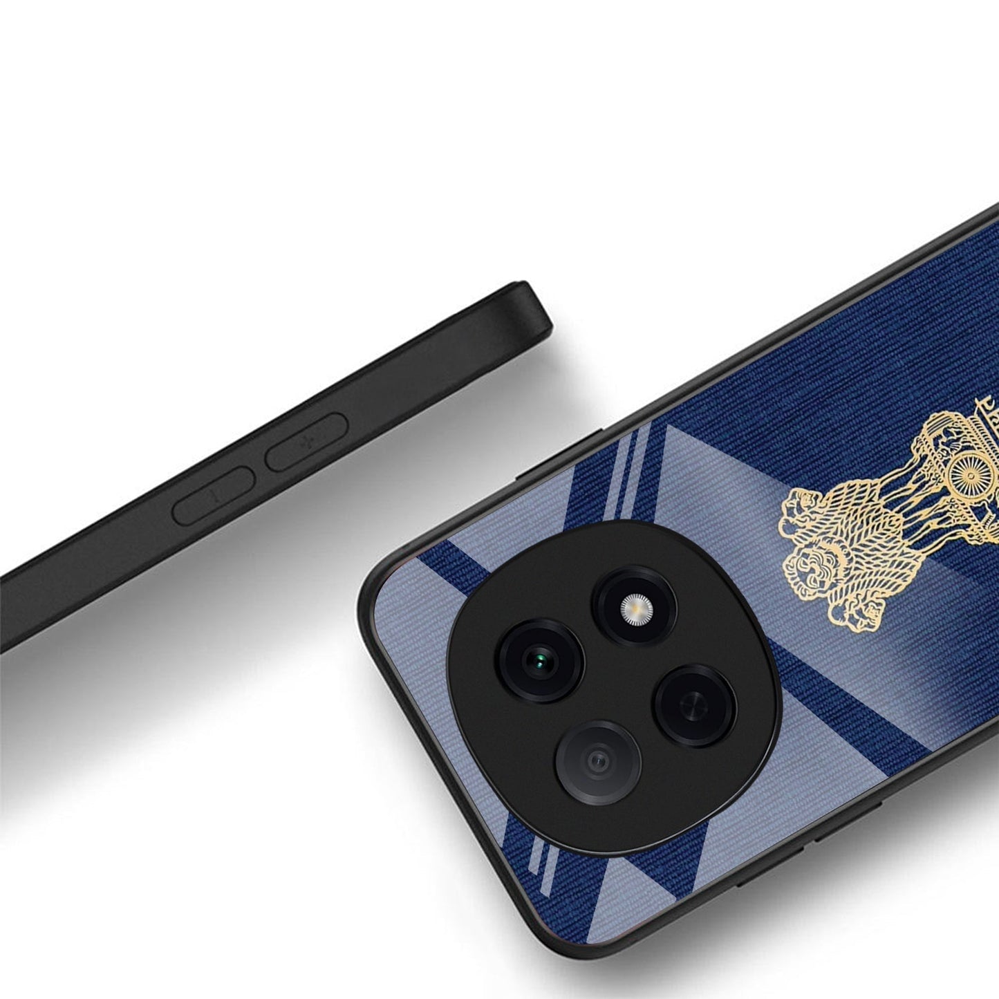 OPPO F29 Pro 5G Premium Acrylic Shockproof Glass Back Case (Nation Pride)