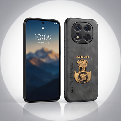 Redmi Note 14 Pro+ 5G Satyamev Jayate Comfortable Leather Phone Case
