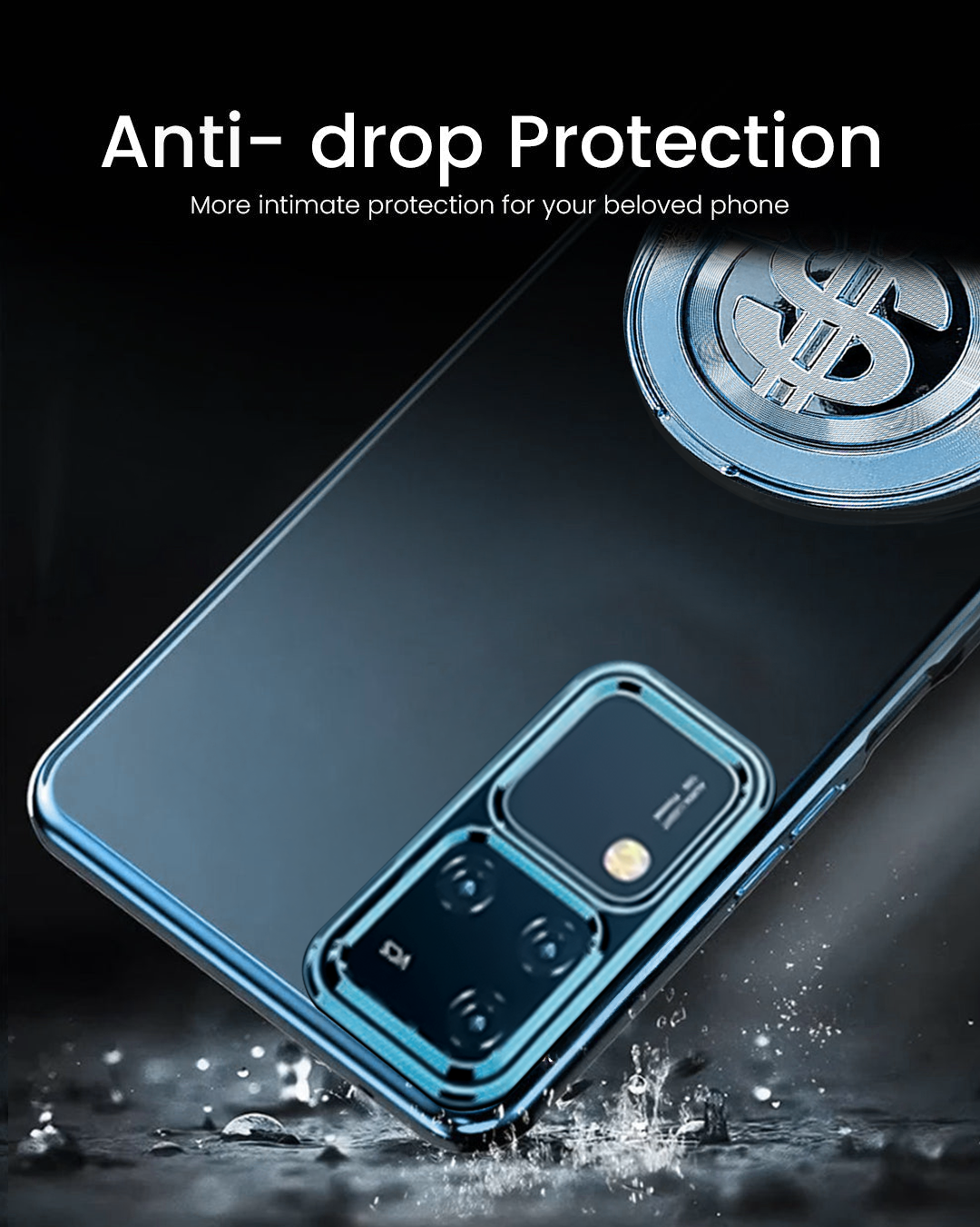 Vivo V30 Pro 5G Electroplating Dollar Case