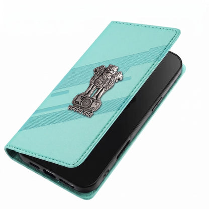 Oppo F27 Pro+ 5G Satyamev Jayate 3D Emblem Magnetic Flip Wallet Case