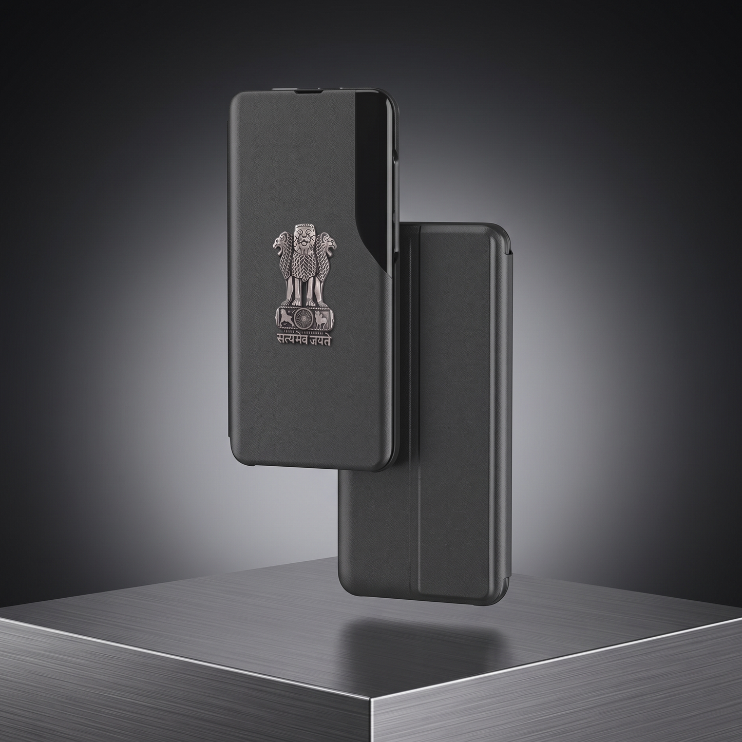 Vivo Y200e 5G Satyamev Jayate Half Window Leather Flip Case