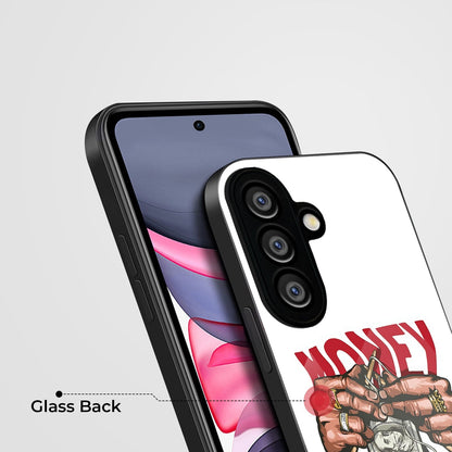 Samsung Galaxy A36 5G Premium Acrylic Shockproof Glass Back Case (Money maker)