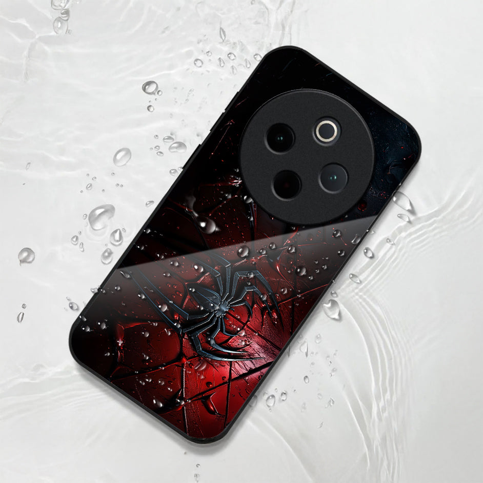 Vivo T4 5G Premium Acrylic Shockproof Glass Back Case (Spider Armor)