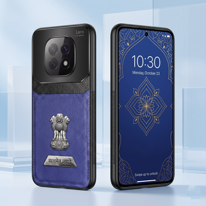 Oppo F29 Pro 5G Satyamev Jayate 2-in-1 Emblem Leather Lens Protective Back Case