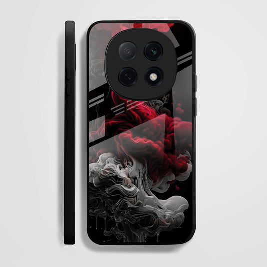 OPPO F29 Pro 5G Premium Acrylic Shockproof Glass Back Case (Infernal Drift)