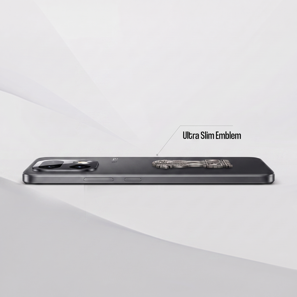 Realme 16 Pro+ 5G Compatible Satyamev Jayate 3D Metal Emblem Sticker