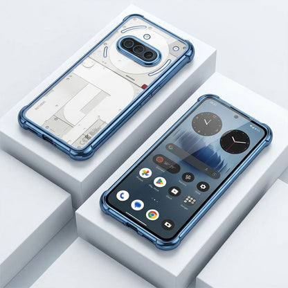 Nothing Phone 3a 5G Anti-Yellow Electroplating Transparent Airbags Case
