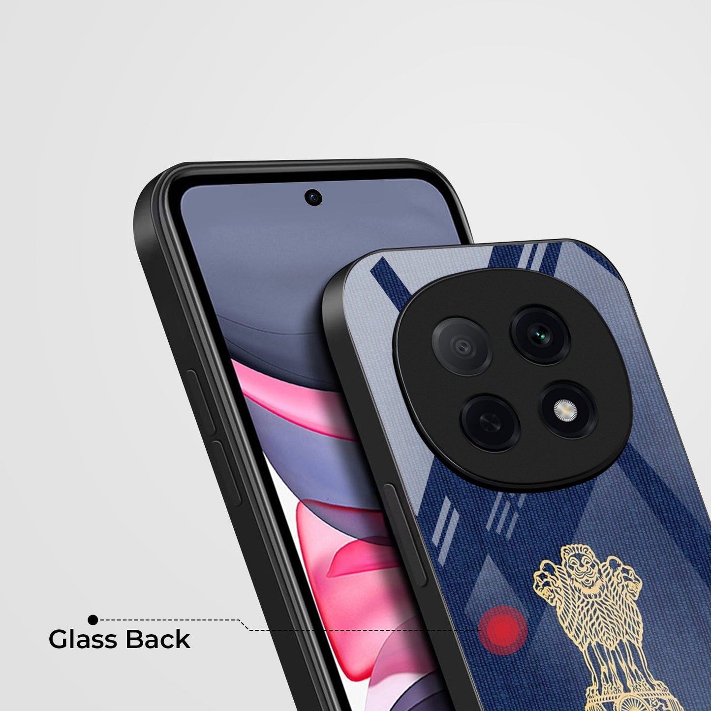 OPPO F29 Pro 5G Premium Acrylic Shockproof Glass Back Case (Nation Pride)