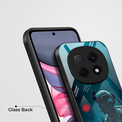 OPPO F29 Pro 5G Premium Acrylic Shockproof Glass Back Case (Soldier Case)