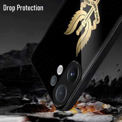 Vivo V60 5G Premium Acrylic Shockproof Glass Back Case ( Dare Wins)