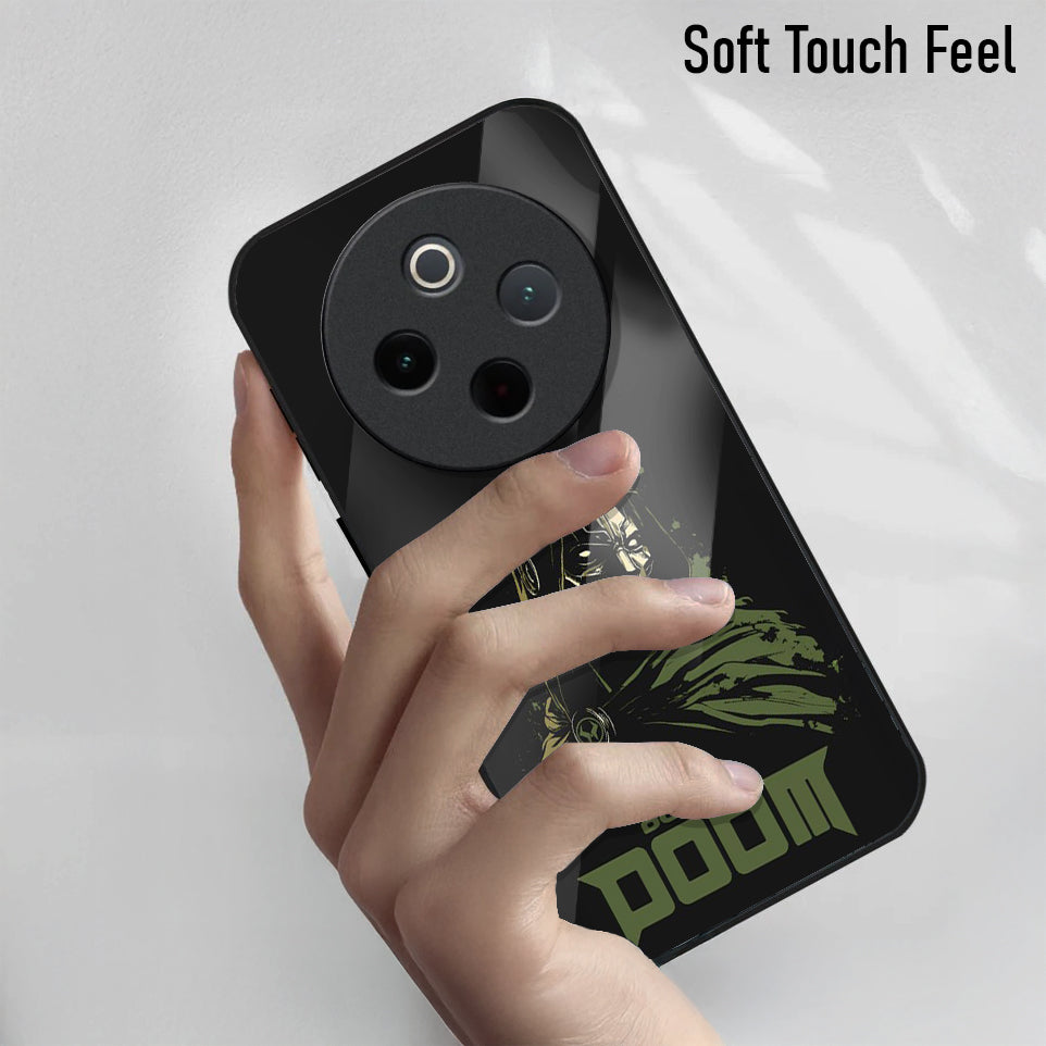 Vivo T4 5G Premium Acrylic Shockproof Glass Back Case (DoomCore)