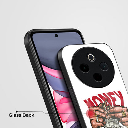 Vivo T4 5G Premium Acrylic Shockproof Glass Back Case (Money Maker)