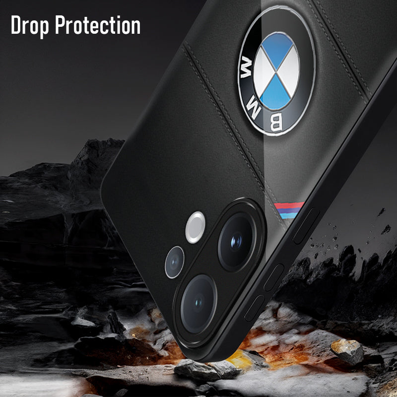 Vivo V60 5G Premium Acrylic Shockproof Glass Back Case (BMW LOGO)