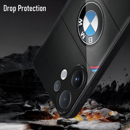 Vivo V60 5G Premium Acrylic Shockproof Glass Back Case (BMW LOGO)