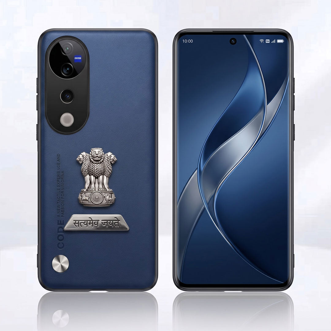 Vivo T3 Ultra 5G Satyamev Jayate 2-in-1 Emblem Vegan Leather Back Case