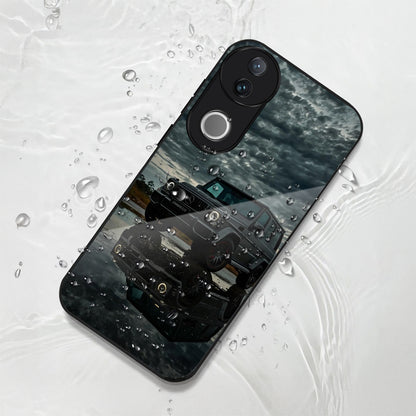 Vivo V50 5G Premium Acrylic Shockproof Glass Back Case (Benz G-Class)