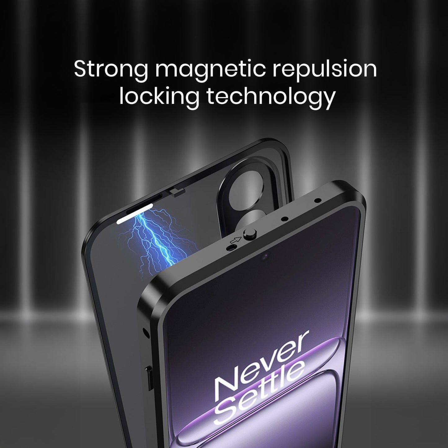 OnePlus Nord 5 5G Aluminium Metal Bumper Shield Transparent Back Case