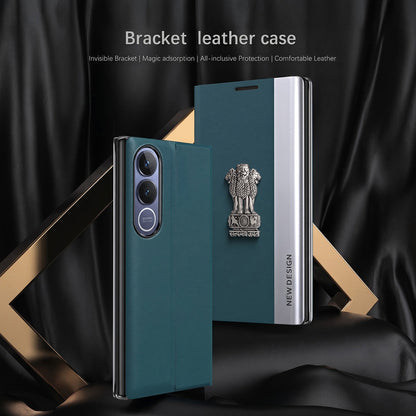 Vivo V70 FE 5G Satyamev Jayate Flip Leather Case