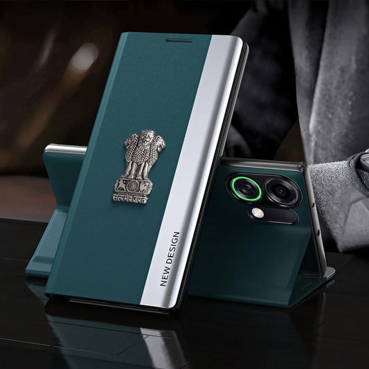 Oppo K13 Turbo 5G Satyamev Jayate Flip Leather Case